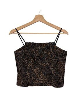 Y2k Style Leopard Print Camisole Tank Top